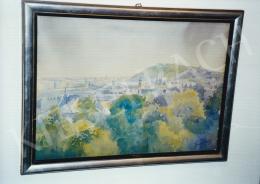  Turi-Jobbágy, József - View of Budapest, 36x50, watercolor on paper, Photo: Tamás Kieselbach